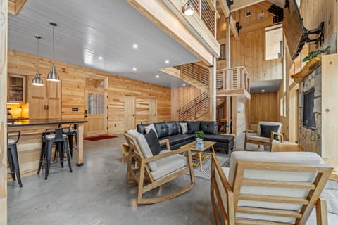 Plenty of seating for large groups.