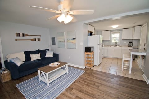 Living Area flows into Kitchen