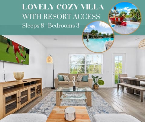 Your perfect 3-bedroom Orlando getaway in an all-access resort!