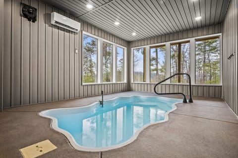 Downstairs indoor pool