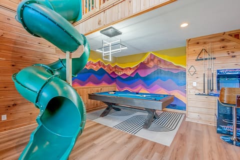 Slide from the 2nd floor to the 1st floor!