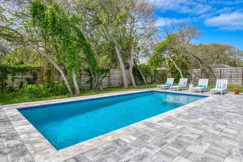 The large backyard has plenty of space for the whole family!