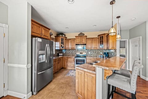 Fully-equipped kitchen includes everything you need to make your favorite meals.