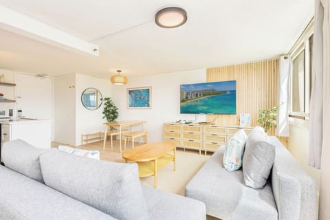 Living room with flat screen TV