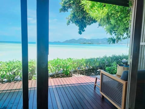 Villa, Beachfront | Minibar, in-room safe, iron/ironing board (on request), WiFi (free)