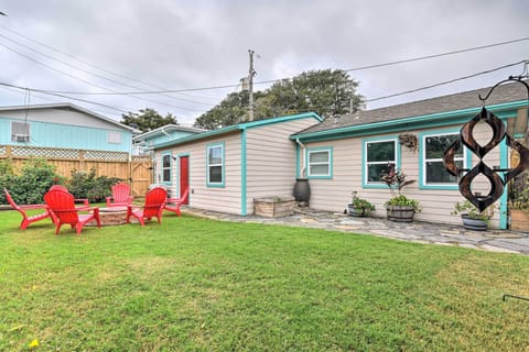 Galveston Vacation Rental | 4BR | 2.5BA | 3 Steps to Enter | 2,150 Sq Ft