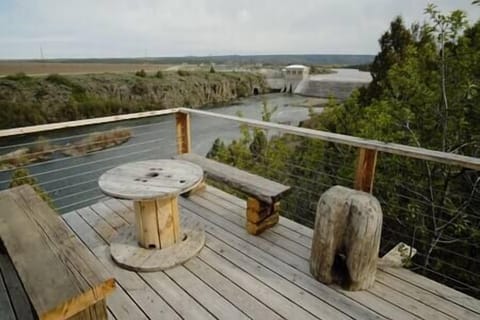 Looking back at the Ashton Reservoir. 