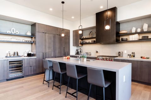 Indoors, Kitchen, Kitchen Island, Dining Room, Dining Table