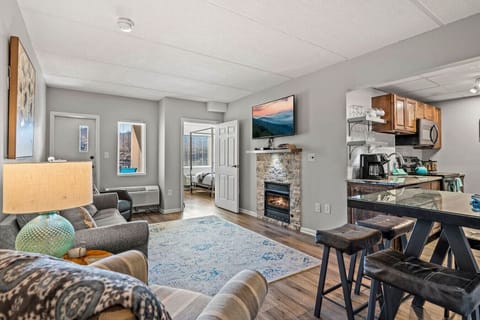 Open living room with convenient floorplan and plenty of space for the entire group.