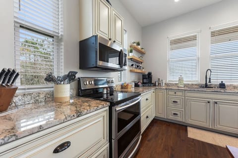 Our fully equipped Kitchen is sure to impress the chef in the family