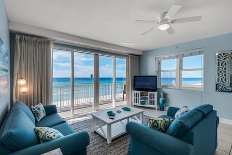Condo, Multiple Beds (Celadon 309) | Living area | TV