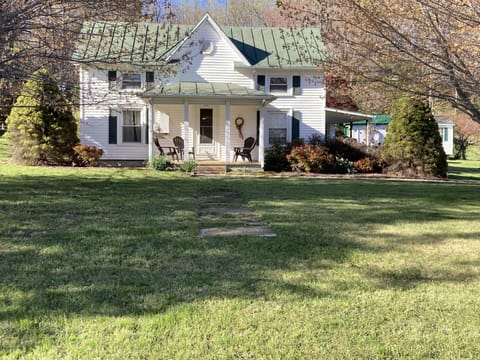 Front porch for sipping coffee or tea.