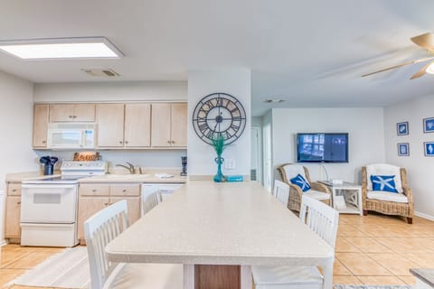 Enjoy cooking in our fully stocked Kitchen! 