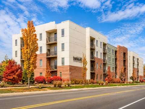 Enjoy a cozy Traverse City stay surrounded by beautiful Northern Michigan fall colors.