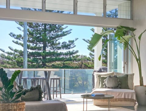 NOA Living area and balcony peaceful view