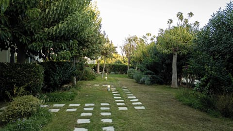 View of the spacious garden