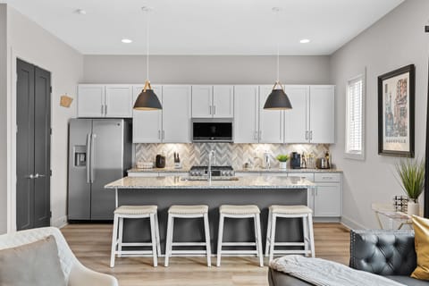 Cook up your favorite dishes in our fully equipped kitchen. 