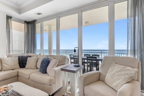Condo, Multiple Beds (La Playa 301) | Living area | TV
