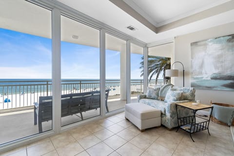 Condo, Multiple Beds (La Playa 202) | Living area | TV