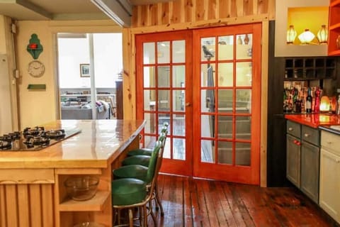 Kitchen off of main living area