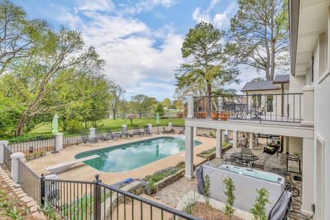 pool hot tub lakefront