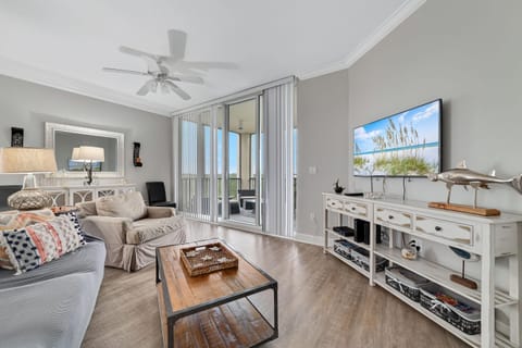 Condo, Multiple Beds (Lost Key C501) | Living area | TV