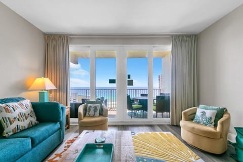 Condo, Multiple Beds (Laketown Wharf 1627) | Living area | TV