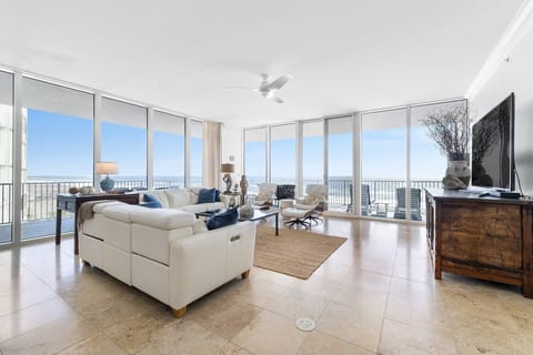 Condo, Multiple Beds (Mediterranean East 401) | Living area | TV