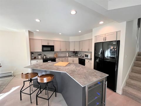 Fully equipped kitchen with all your cooking and baking needs. Wine Fridge