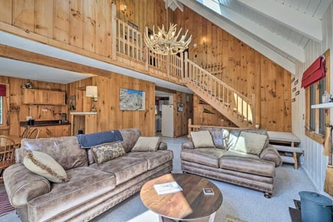 Large open living area with living room and dining area