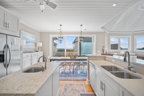 Kitchen with View of Atlantic