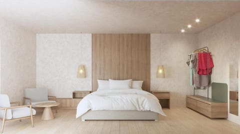 Deluxe Double Room, Balcony, Pool View | Desk, laptop workspace, iron/ironing board, free WiFi