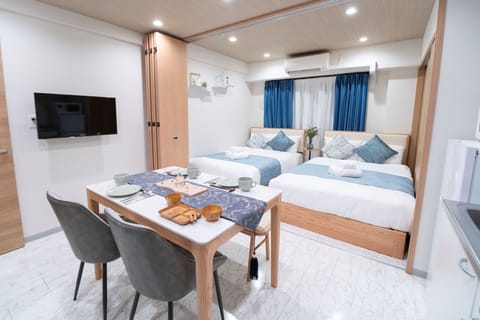 Classic Condo, 2 Double Beds, City View | 1 bedroom, blackout drapes, iron/ironing board, free WiFi