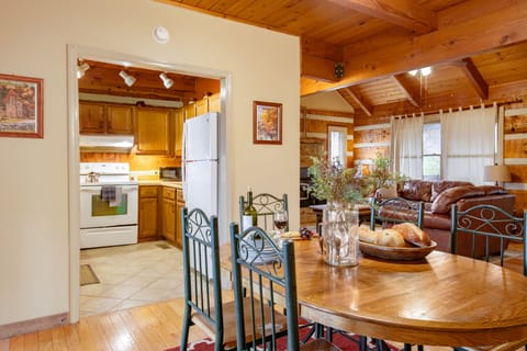 Located next to the kitchen and main living area.