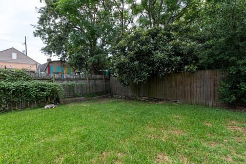 Fenced yard