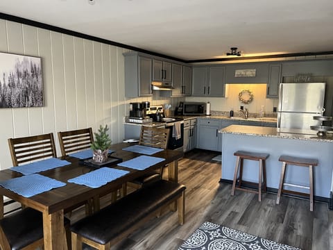 Open Kitchen, Dining Room, Living Room