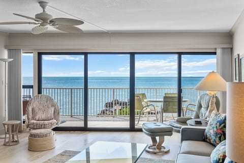 Oceanfront living room