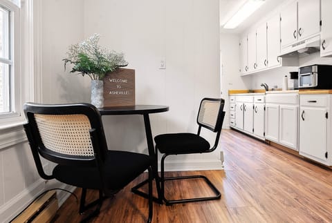 Dining area to enjoy takeout, breakfast, or a late night snack.