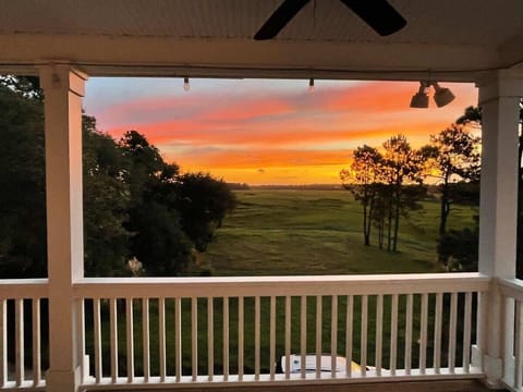 Front Deck at Sunset 