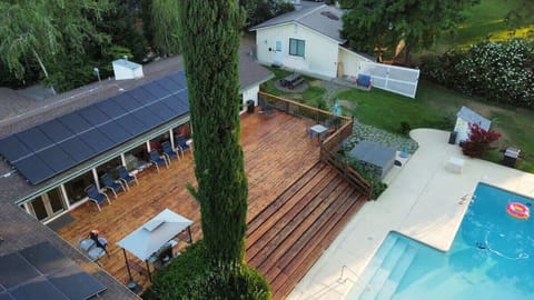There is space for your whole family at Riverside Homestays. Our 40ft deck is great for a family bbq or to celebrate catching the largest salmon. Cool off in the massive pool or enjoy the sunshine. You can soak in the hot tub too