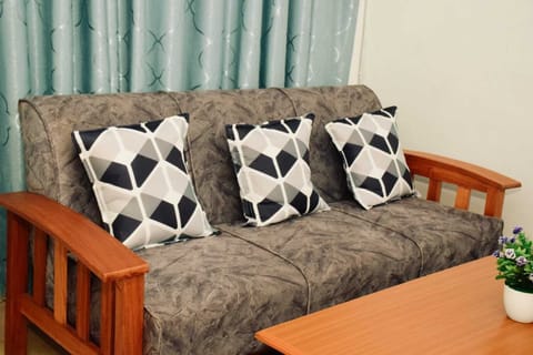 Business Apartment | Living area | 24-inch Smart TV with digital channels
