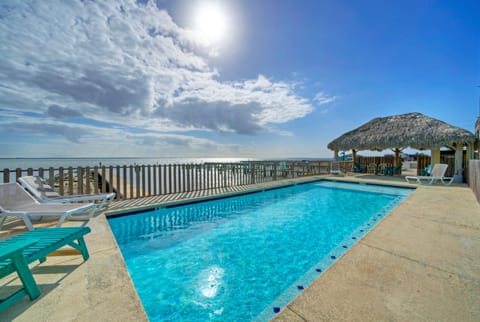 Waterfront community pool.