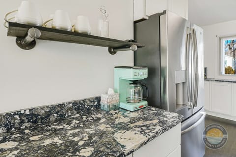 Start your morning with a fresh cup from the Keurig and ease into the day. Whether you are heading out to explore or working remotely, coffee is always within reach.