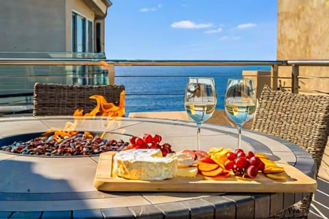 Ocean view from your balcony! Disclaimer:  Charcuterie is for photo purposes only. Not included with stay.