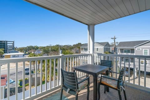 Have your coffee while enjoying the ocean breeze.