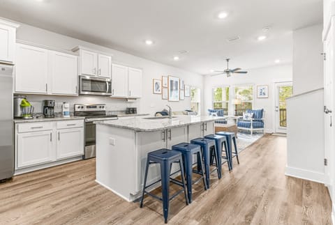 Kitchen with seating for 5