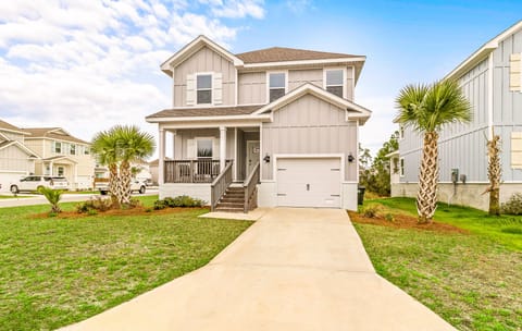 Located on a large corner lot. 