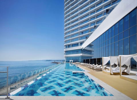 Indoor pool, outdoor pool