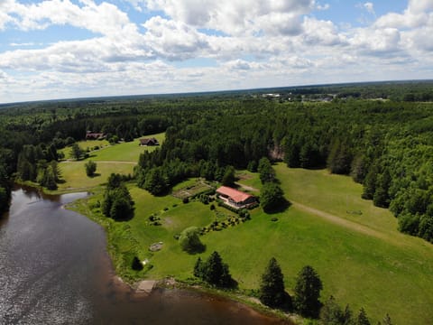 Drone view of the property