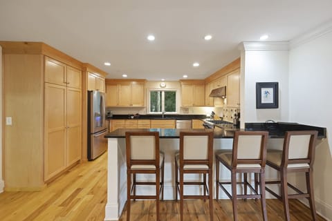 Spacious Kitchen with Counter Seating